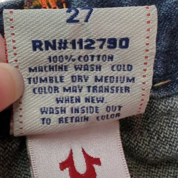 True Religion Boot Cut Jeans Size 27 Inseam 33 New with Tags - Picture 7 of 12